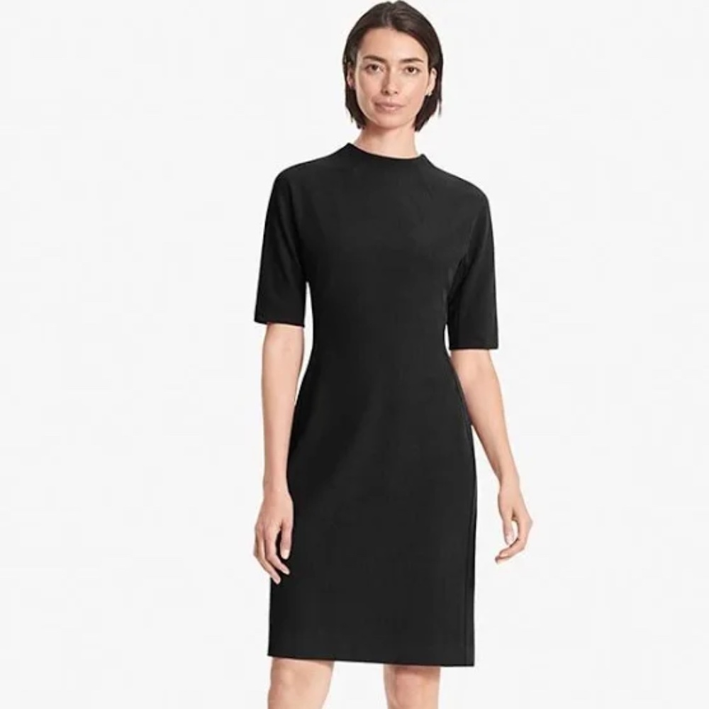 EUC MM LaFleur Farnoosh Dress - Black WonderTex Size 12